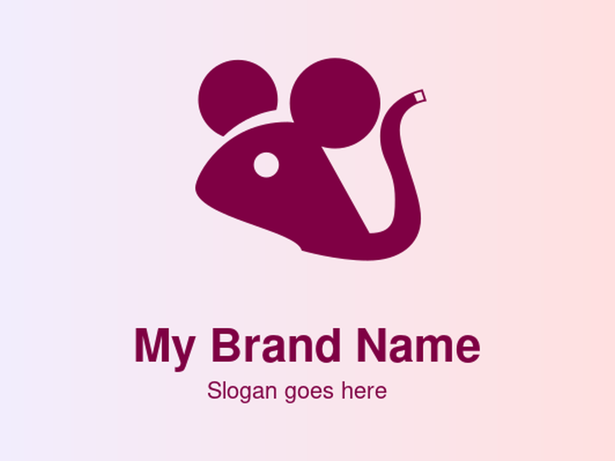 Magical Minimalist Mouse Logo Design